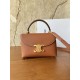 Qualità perfetta Replica Borsa Celine Teen Nino con manico superiore in pelle di vitello liscia Marrone Imitazioni Outlet Repliche Borsa Celine Teen Nino con manico superiore in pelle di vitello liscia Marrone Imitazioni False Outlet Online