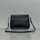 Repliche Borsa a tracolla Celine Soft Triomphe Besace Nero Imitazioni False Outlet Online