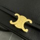 Repliche Borsa a tracolla Celine Soft Triomphe Besace Nero Imitazioni False Outlet Online