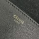 Repliche Borsa a tracolla Celine Soft Triomphe Besace Nero Imitazioni False Outlet Online