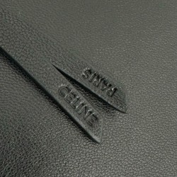 Repliche Borsa a tracolla Celine Soft Triomphe Besace Nero Imitazioni False Outlet Online