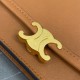 Repliche Borsa a tracolla Celine Soft Triomphe Besace Marrone Imitazioni False Outlet Online
