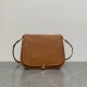 Repliche Borsa a tracolla Celine Soft Triomphe Besace Marrone Imitazioni False Outlet Online