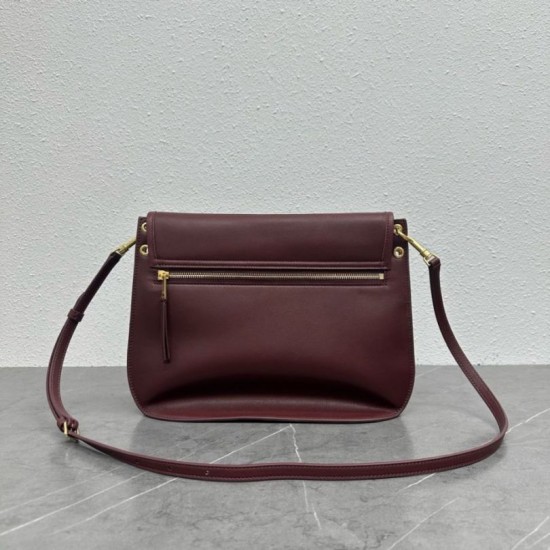 Qualità perfetta Replica Borsa a tracolla Celine Soft Triomphe Besace bordeaux Imitazioni Outlet Repliche Borsa a tracolla Celine Soft Triomphe Besace bordeaux Imitazioni False Outlet Online