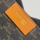 Repliche Borsa a cubo piccola Celine Triomphe in tela/pelle di vitello Marrone Imitazioni False Outlet Online
