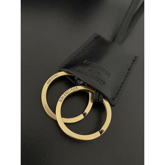 Repliche Borsa a tracolla Balenciaga Rodeo Medium nera oro Imitazioni False Outlet Online
