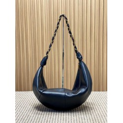 Repliche Borsa hobo YSL Saint Laurent Amalia nera Imitazioni False Outlet Online