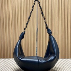 Repliche Borsa hobo YSL Saint Laurent Amalia nera Imitazioni False Outlet Online