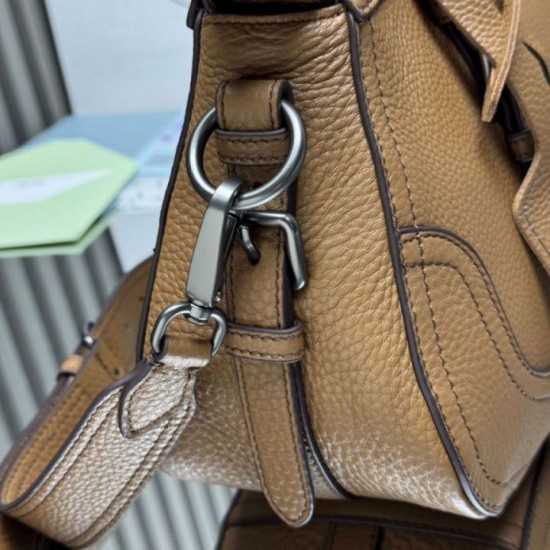 Repliche Borsa shopping/tote grande Prada 1BG604 Caramello Imitazioni False Outlet Online