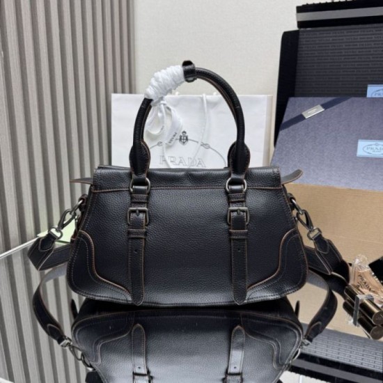 Repliche Borsa shopping/tote grande Prada 1BG604 Nero Imitazioni False Outlet Online