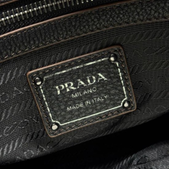 Repliche Borsa shopping/tote grande Prada 1BG604 Nero Imitazioni False Outlet Online