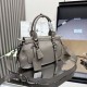 Repliche Borsa shopping/tote grande Prada 1BG604 Grigio Imitazioni False Outlet Online