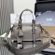 Repliche Borsa shopping/tote grande Prada 1BG604 Grigio Imitazioni False Outlet Online