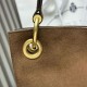 Repliche Borsa a tracolla grande Prada Etude pelle scamosciata 1BC259 Caramello Imitazioni False Outlet Online