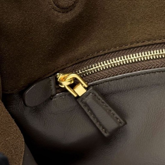 Repliche Borsa a tracolla grande Prada Etude pelle scamosciata 1BC259 Caramello Imitazioni False Outlet Online