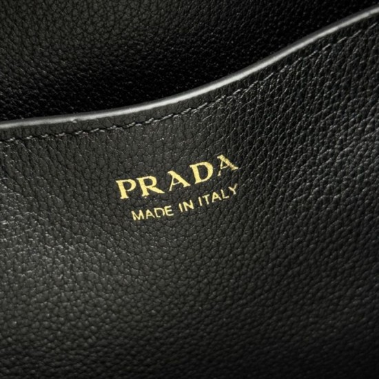 Repliche Borsa a secchiello Prada Darling Mini 1BE087 Nero Imitazioni False Outlet Online