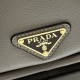 Repliche Borsa a secchiello Prada Darling Mini 1BE087 Grigio Imitazioni False Outlet Online