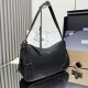 Repliche Borsa a tracolla/hobo grande Prada Aimèe Classic nera Imitazioni False Outlet Online