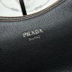 Repliche Borsa a tracolla/hobo grande Prada Aimèe Classic nera Imitazioni False Outlet Online