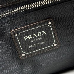 Repliche Borsa a tracolla/hobo grande Prada Aimèe Classic nera Imitazioni False Outlet Online