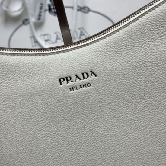 Qualità perfetta Replica Borsa a tracolla/hobo grande Prada Aimèe Classic beige Imitazioni Outlet Repliche Borsa a tracolla/hobo grande Prada Aimèe Classic beige Imitazioni False Outlet Online