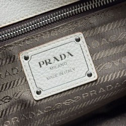 Repliche Borsa a tracolla/hobo grande Prada Aimèe Classic beige Imitazioni False Outlet Online