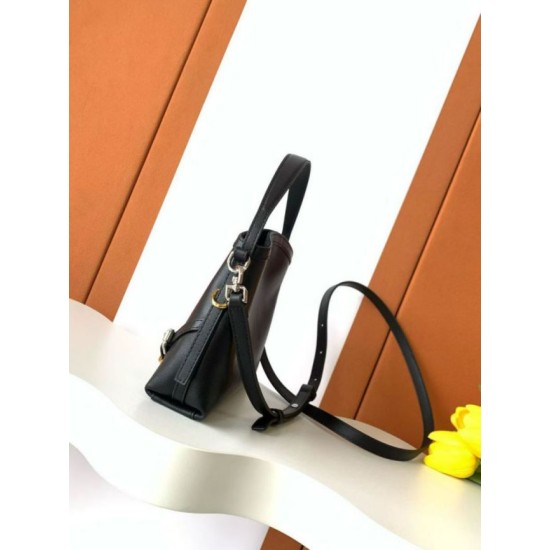 Repliche Borsa a tracolla medio Givenchy Nano Voyou Nero Imitazioni False Outlet Online