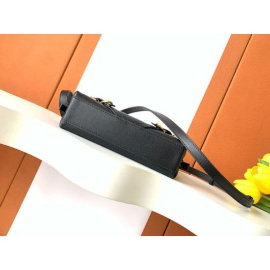 Repliche Borsa a tracolla medio Givenchy Nano Voyou Nero Imitazioni False Outlet Online