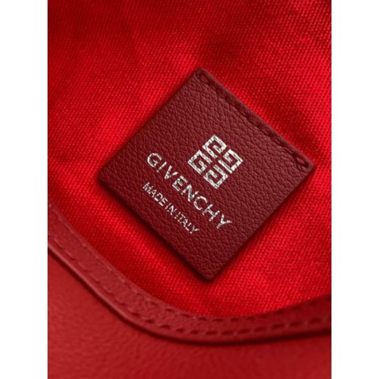 Qualità perfetta Replica Borsa a spalla Givenchy Voyou Nano rossa Imitazioni Outlet Repliche Borsa a spalla Givenchy Voyou Nano rossa Imitazioni False Outlet Online