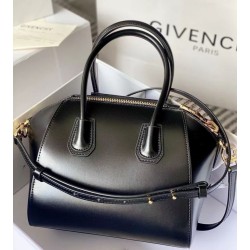 Repliche Borsa tote Givenchy Antigona Mini in pelle nera Imitazioni False Outlet Online
