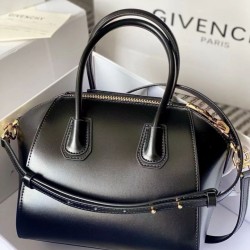Repliche Borsa tote Givenchy Antigona Mini in pelle nera Imitazioni False Outlet Online