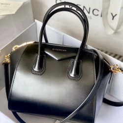 Repliche Borsa tote Givenchy Antigona Mini in pelle nera Imitazioni False Outlet Online