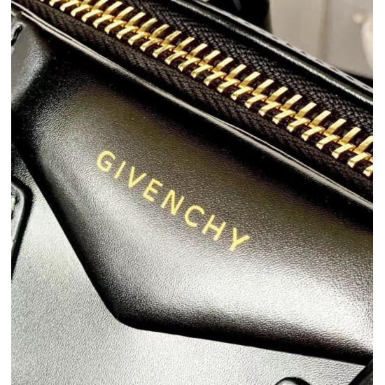 Repliche Borsa tote Givenchy Antigona Mini in pelle nera Imitazioni False Outlet Online