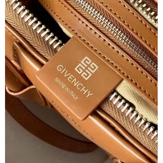Repliche Borsa tote Givenchy Antigona Mini in pelle marrone Imitazioni False Outlet Online
