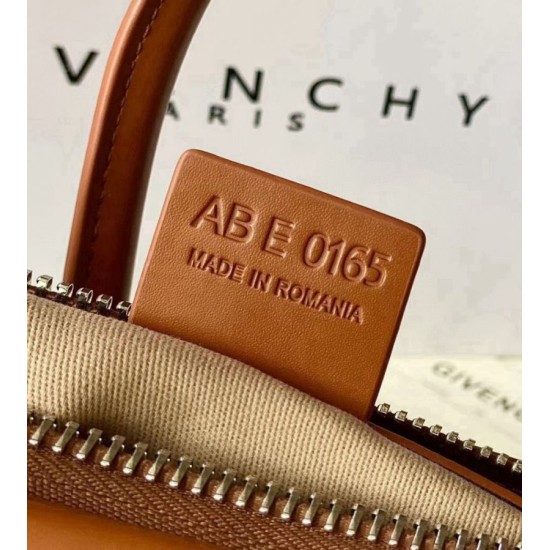 Repliche Borsa tote Givenchy Antigona Mini in pelle marrone Imitazioni False Outlet Online