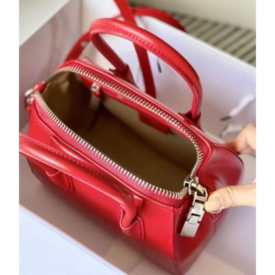 Repliche Borsa tote Givenchy Antigona Mini in pelle rosso Imitazioni False Outlet Online