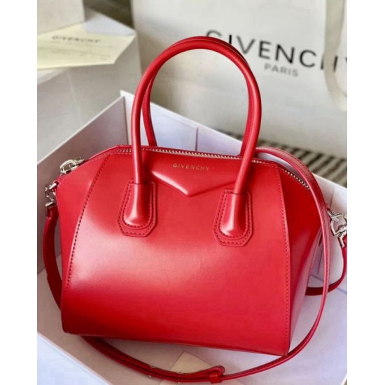 Repliche Borsa tote Givenchy Antigona Mini in pelle rosso Imitazioni False Outlet Online