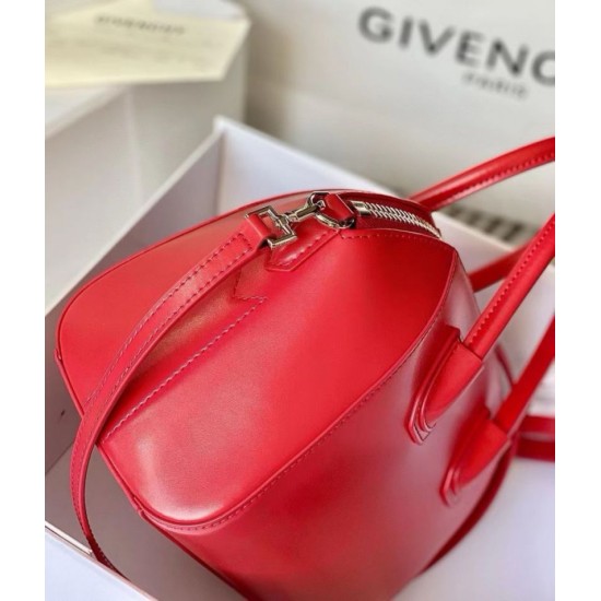 Repliche Borsa tote Givenchy Antigona Mini in pelle rosso Imitazioni False Outlet Online