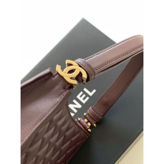 Repliche Borsa hobo Chanel 26X AS6045 Borgogna Imitazioni False Outlet Online