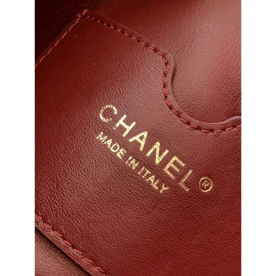 Repliche Borsa hobo Chanel 26X AS6045 Borgogna Imitazioni False Outlet Online