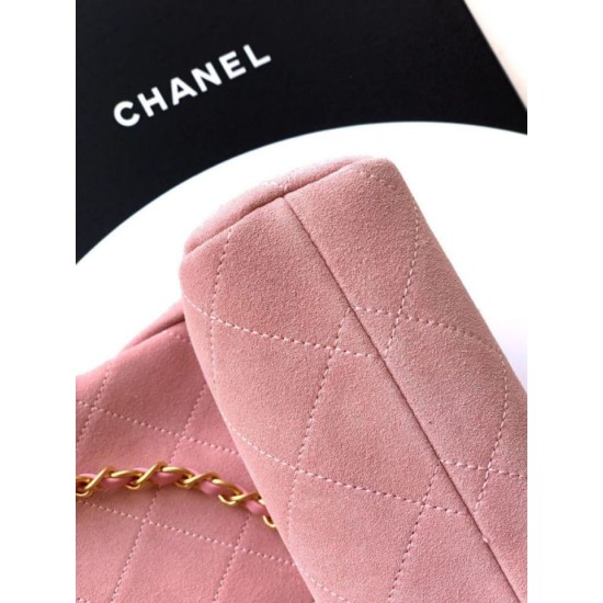 Repliche Borsa tote pieghevole Diana Chanel scamosciata piccola/media/grande Rosa Imitazioni False Outlet Online