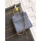 Repliche Borsa tote pieghevole Diana Chanel scamosciata piccola/media/grande Blu Imitazioni False Outlet Online