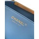 Repliche Borsa tote pieghevole Diana Chanel scamosciata piccola/media/grande Blu Imitazioni False Outlet Online