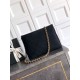 Repliche Borsa tote pieghevole Diana Chanel scamosciata piccola/media/grande Nero Imitazioni False Outlet Online