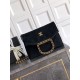 Repliche Borsa tote pieghevole Diana Chanel scamosciata piccola/media/grande Nero Imitazioni False Outlet Online
