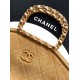 Repliche Borsa tote pieghevole Diana Chanel scamosciata piccola/media/grande marrone Imitazioni False Outlet Online