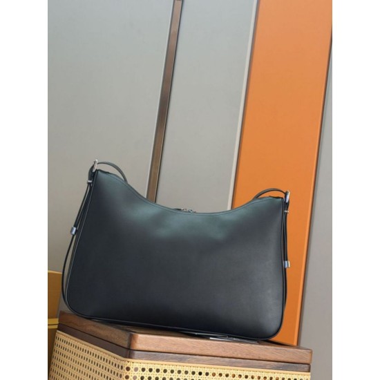 Repliche Borsa Hobo Dior Grande Dior Slider Zipped da uomo nera Imitazioni False Outlet Online