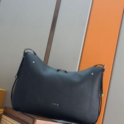 Repliche Borsa Hobo Dior Grande Dior Slider Zipped da uomo nera Imitazioni False Outlet Online