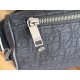 Repliche Borsa Hobo Dior Medium Dior Slider Zipped da uomo Dior Oblique jacquard nera Imitazioni False Outlet Online