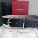 Qualità perfetta Replica Cintura da uomo Salvatore Ferragamo 3.5 cm con fibbia ad ardiglione squisita argento Nero Imitazioni Outlet Repliche Cintura da uomo Salvatore Ferragamo 3.5 cm con fibbia ad ardiglione squisita argento Nero Imitazioni False Outlet Online